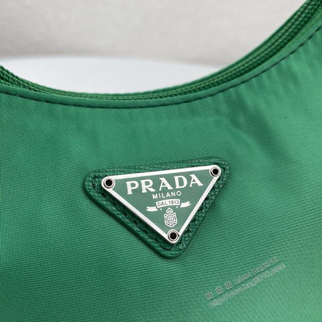 prada女包 普拉達2020專櫃最新款 女士尼龍單肩包 1NE515 Prada升級版HOBO手拎包 Prada腋下包  pyd2307